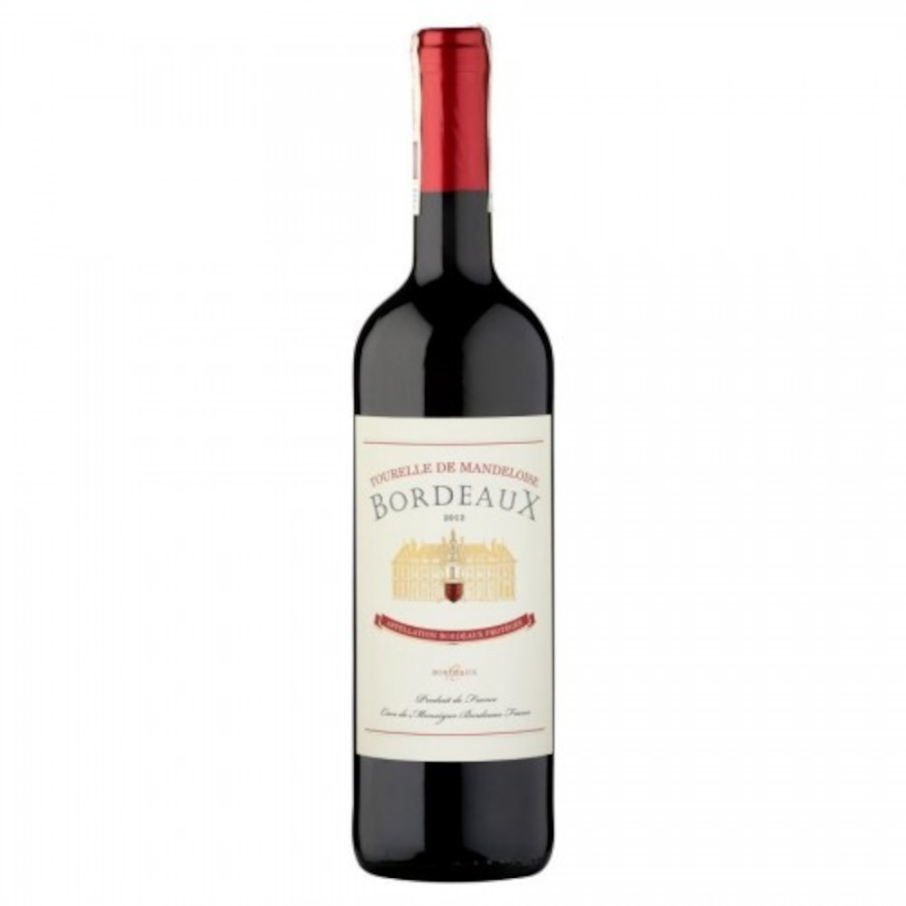 Wino Bordeaux Tourelle 12,5% czerwone wytrawne 750 ml