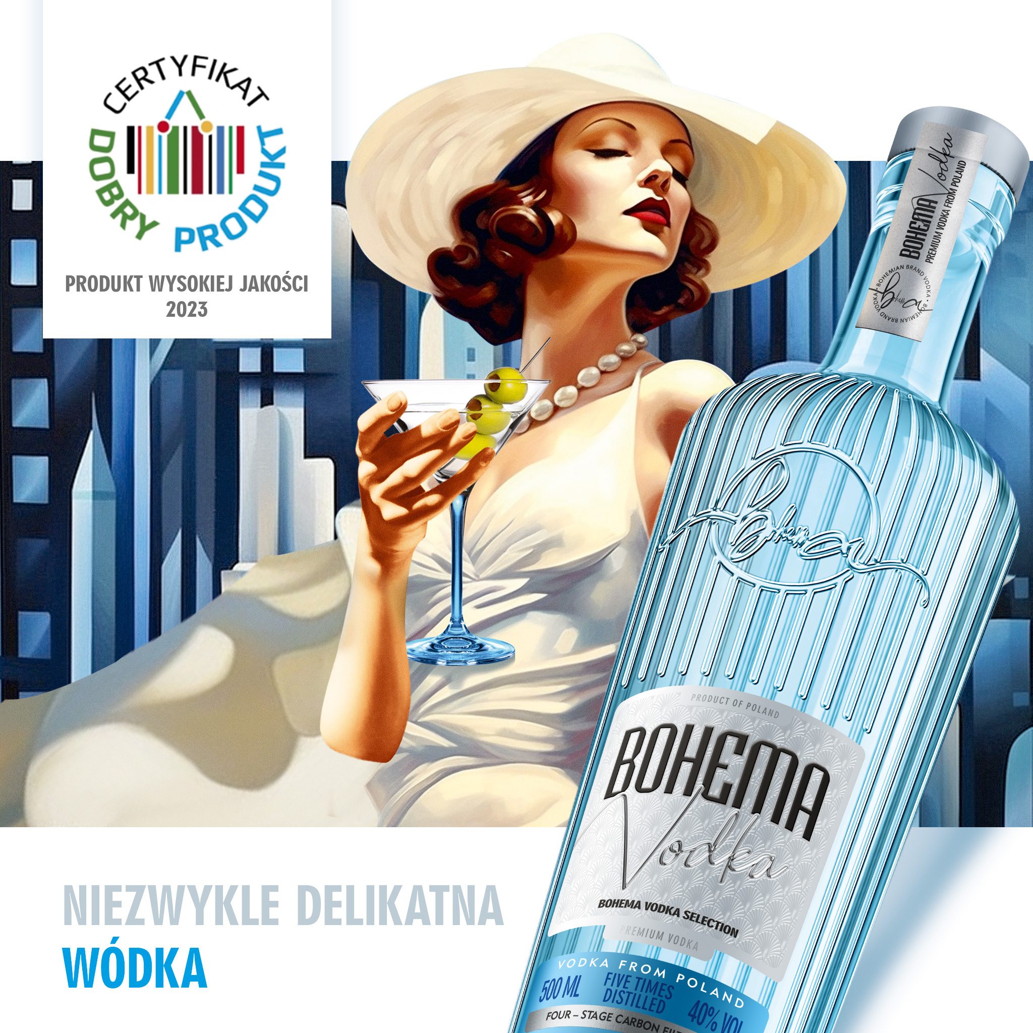 Wódka Bohema  40% 500 ml