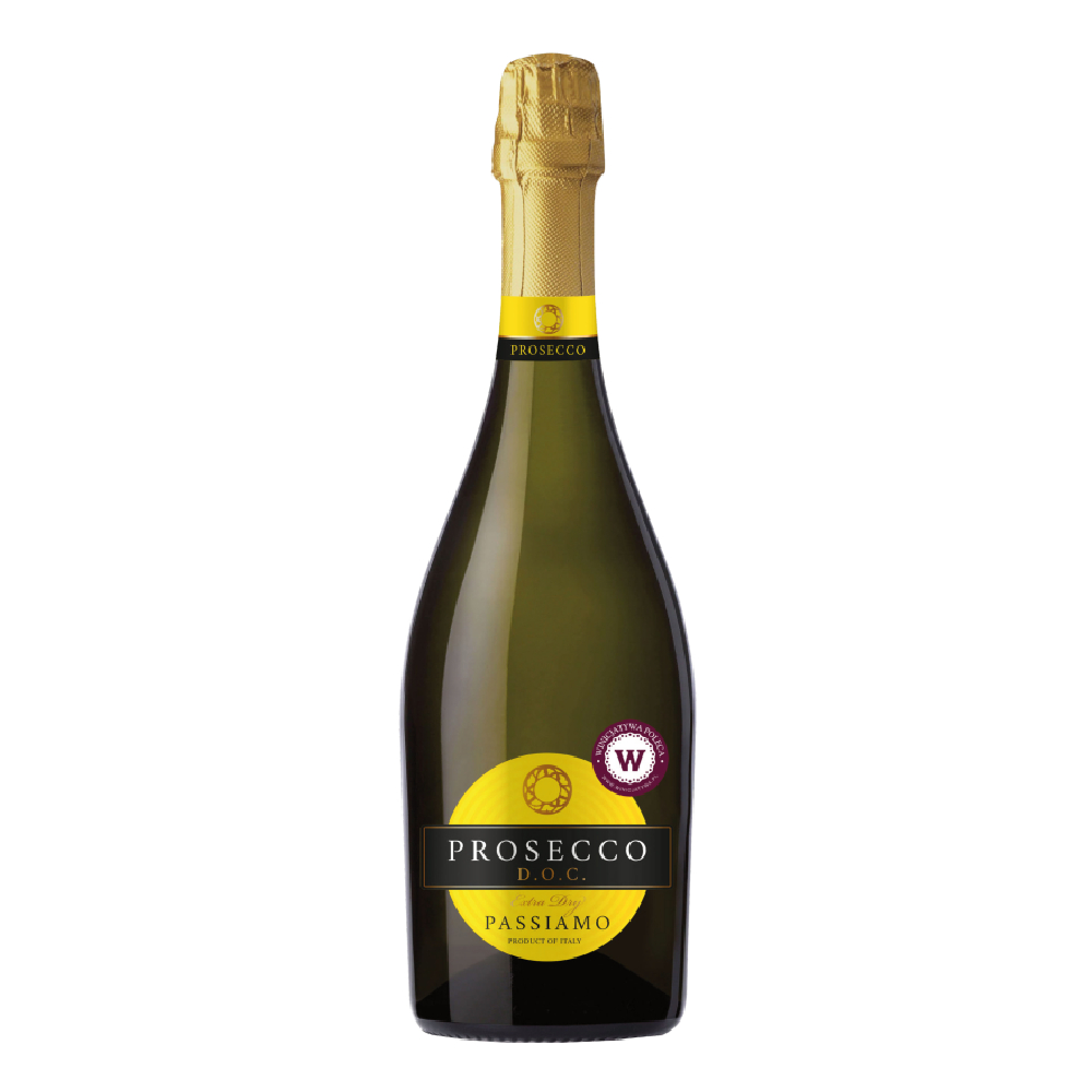 Wino Passiamo Prosecco 11% białe wytrawne 750 ml