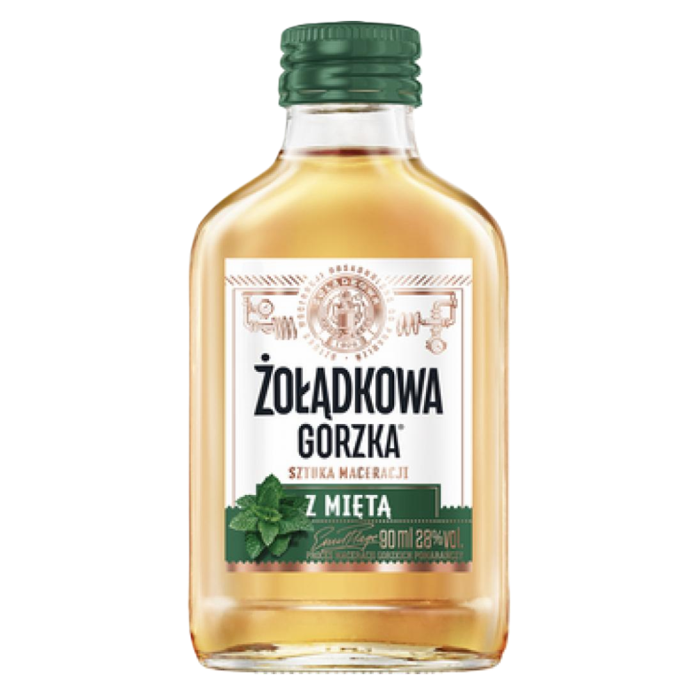 Żołądkowa Gorzka z Miętą 28% 90 ml