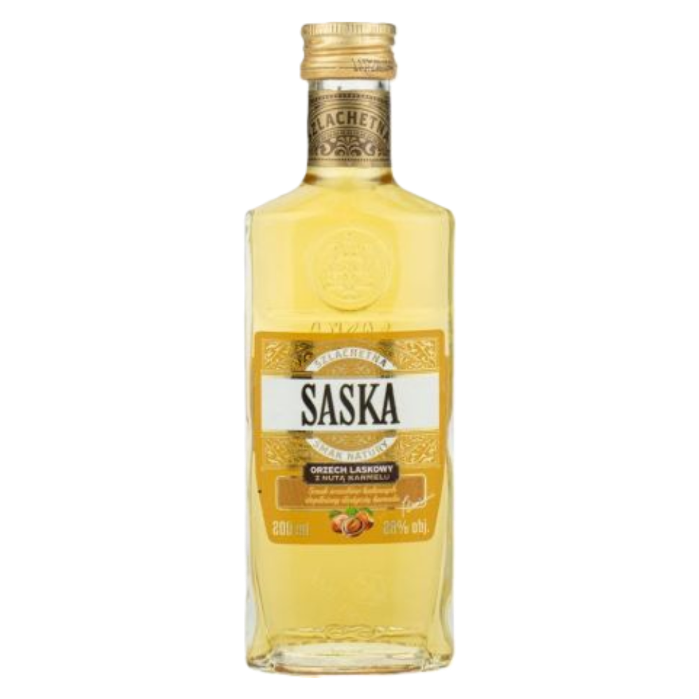 Saska Orzech Laskowy z Nutą Karmelu 28% 200 ml