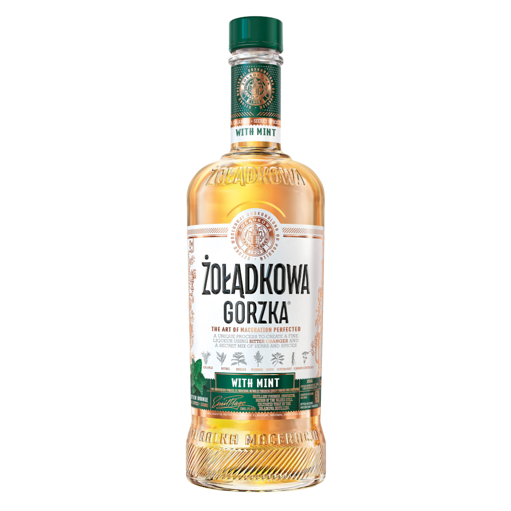 Żołądkowa Gorzka z Miętą 28% 500 ml