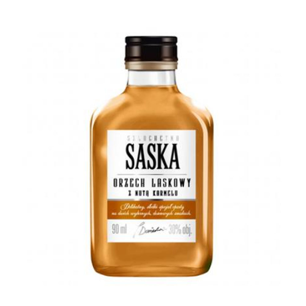 Saska Orzech Laskowy z Nutą Karmelu 25% 90 ml
