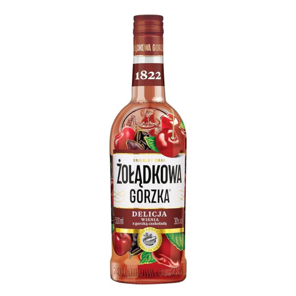 Żołądkowa Gorzka Wiśnia z Gorzką Czekoladą 30% 500 ml