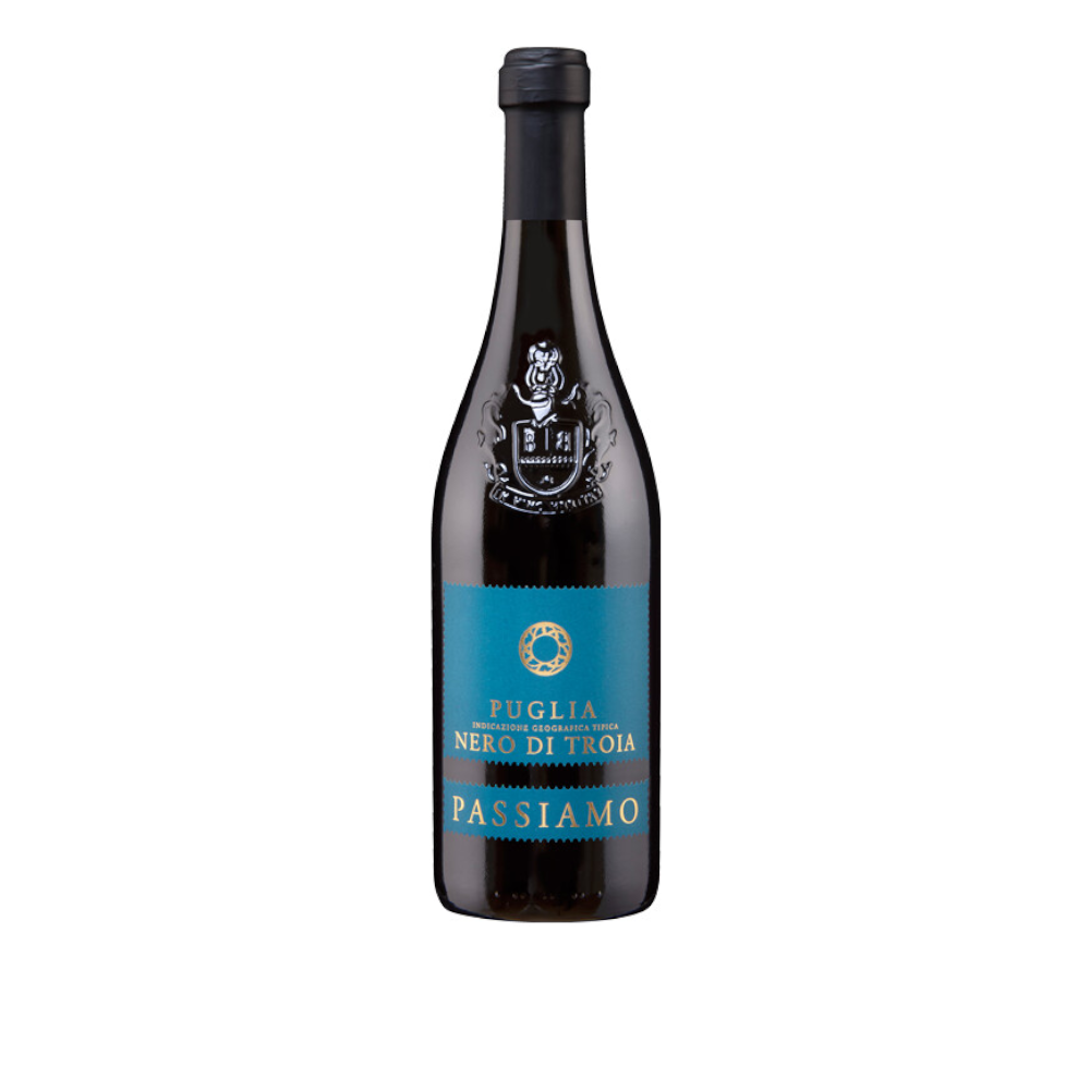 Wino Tim Passiamo Nero Di Troja IGT Puglia 14,5% czerwone półwytrawne 750 ml