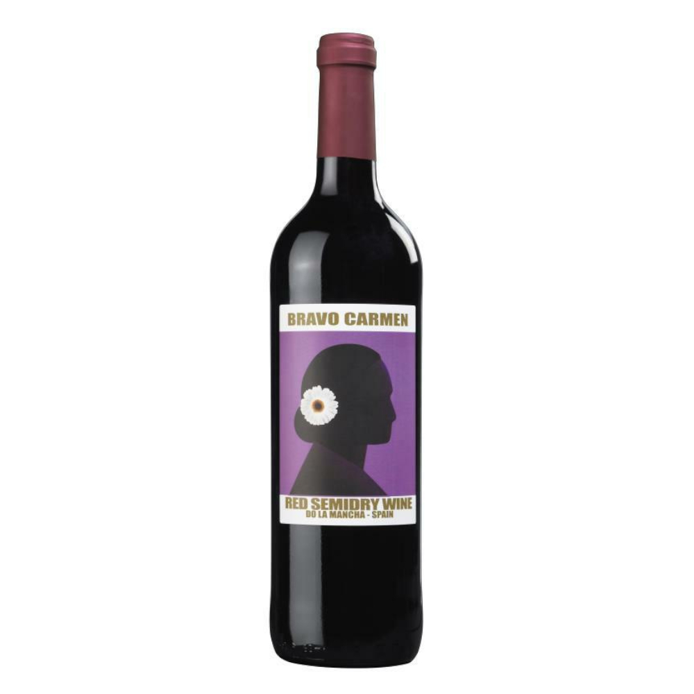 Wino Bravo Carmen 12% czerwone półwytrawne 750 ml