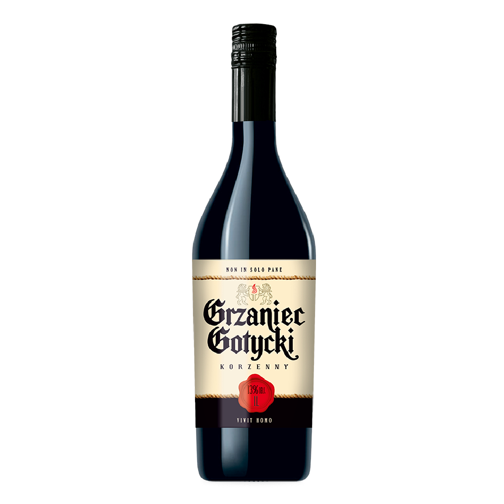 Wino Grzaniec Gotycki Korzenny 12,5% 1000 ml