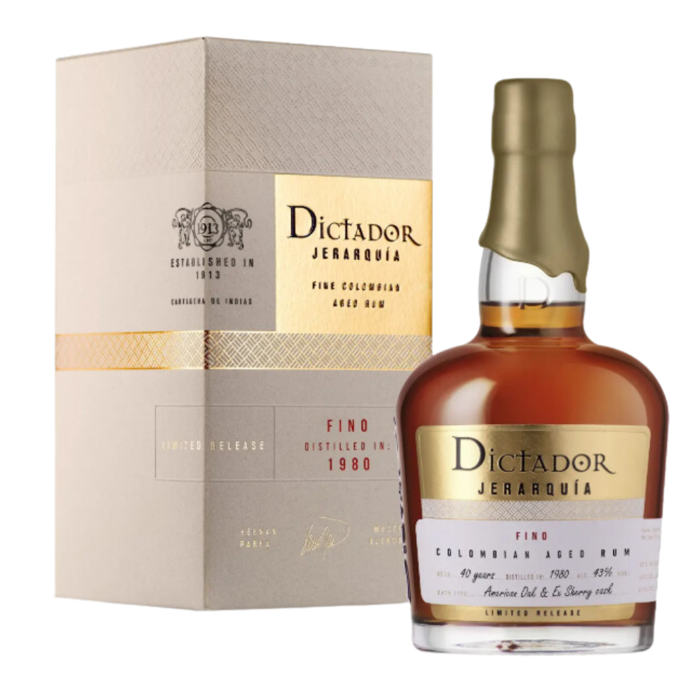 Rum Dictador Jerarquia Borbon 1980 43% 700 ml
