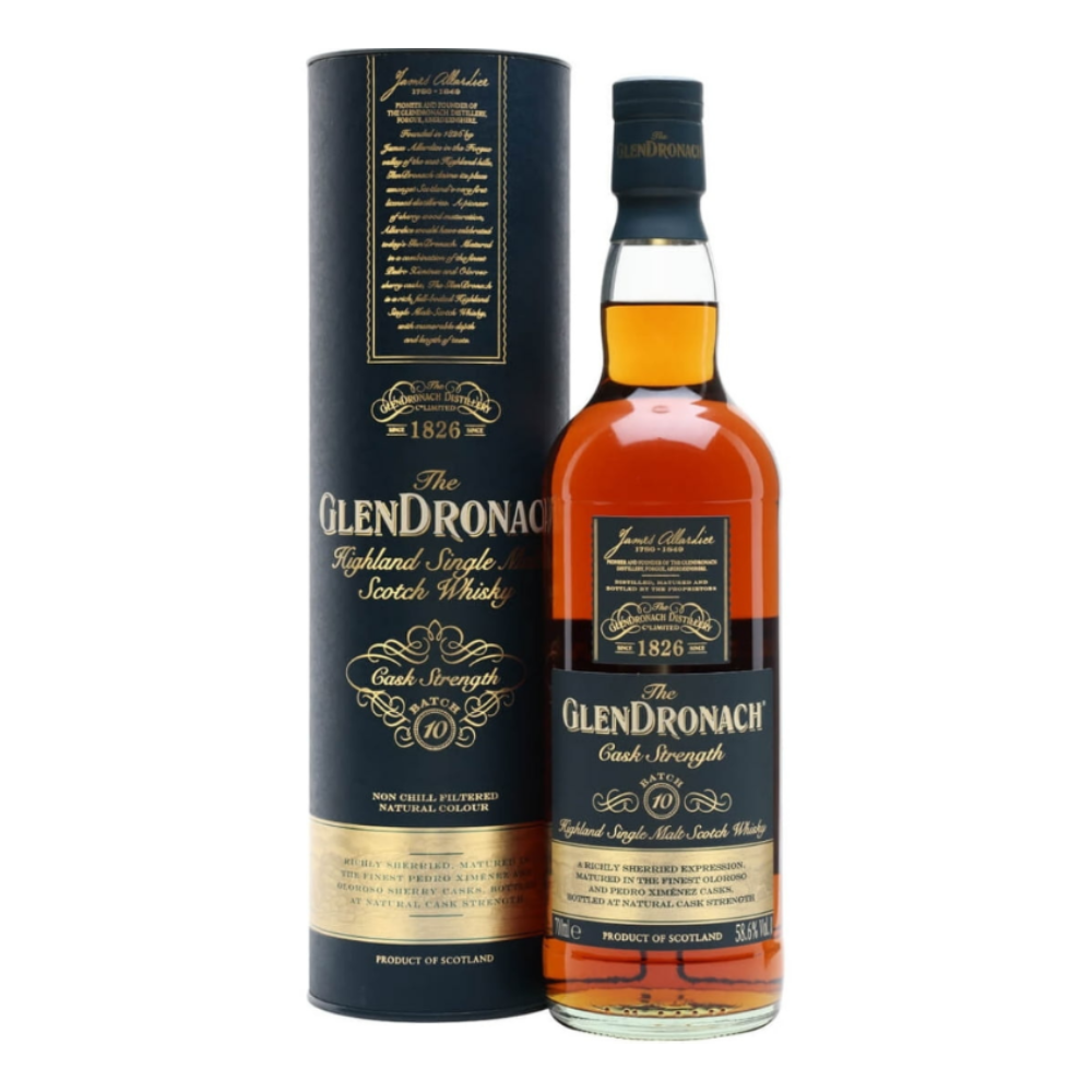 Whisky GlenDronach Cask Strength Batch 10 58,6% 700 ml