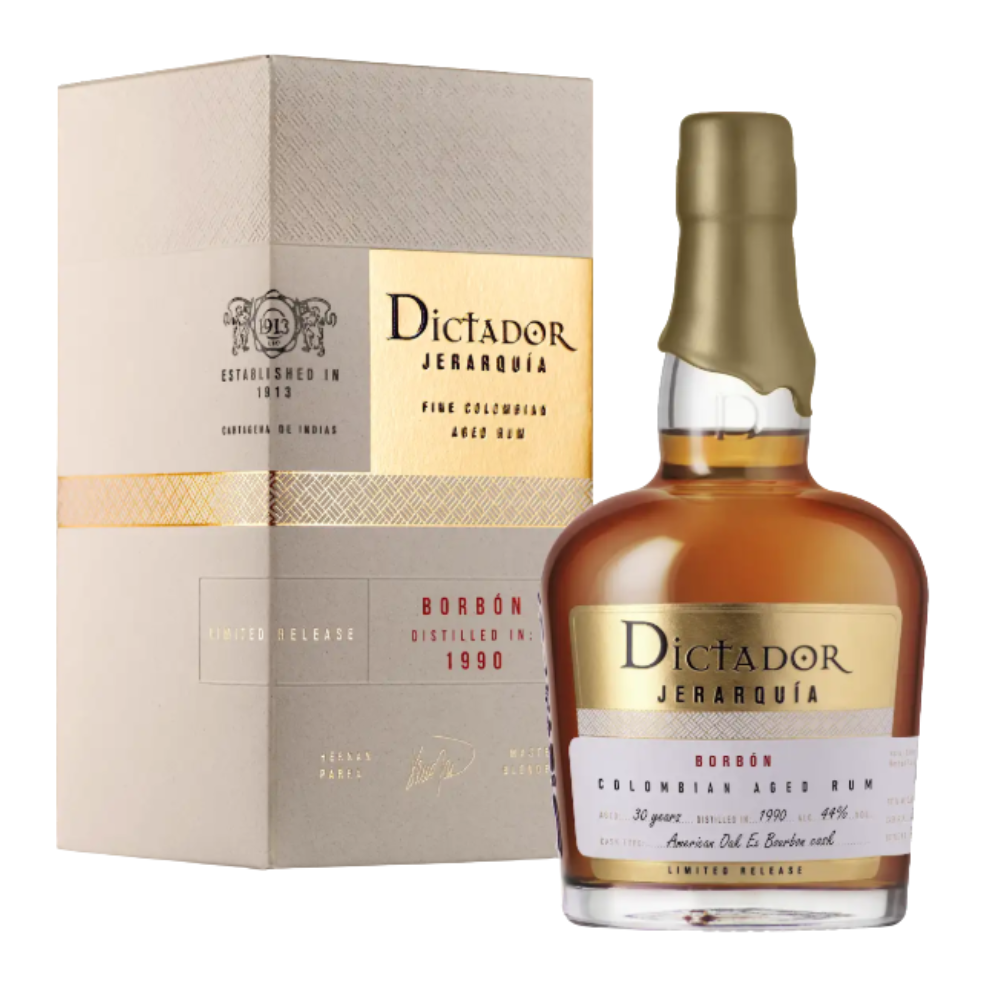 Rum Dictador Jerarquia Borbon 1990 44% 700 ml