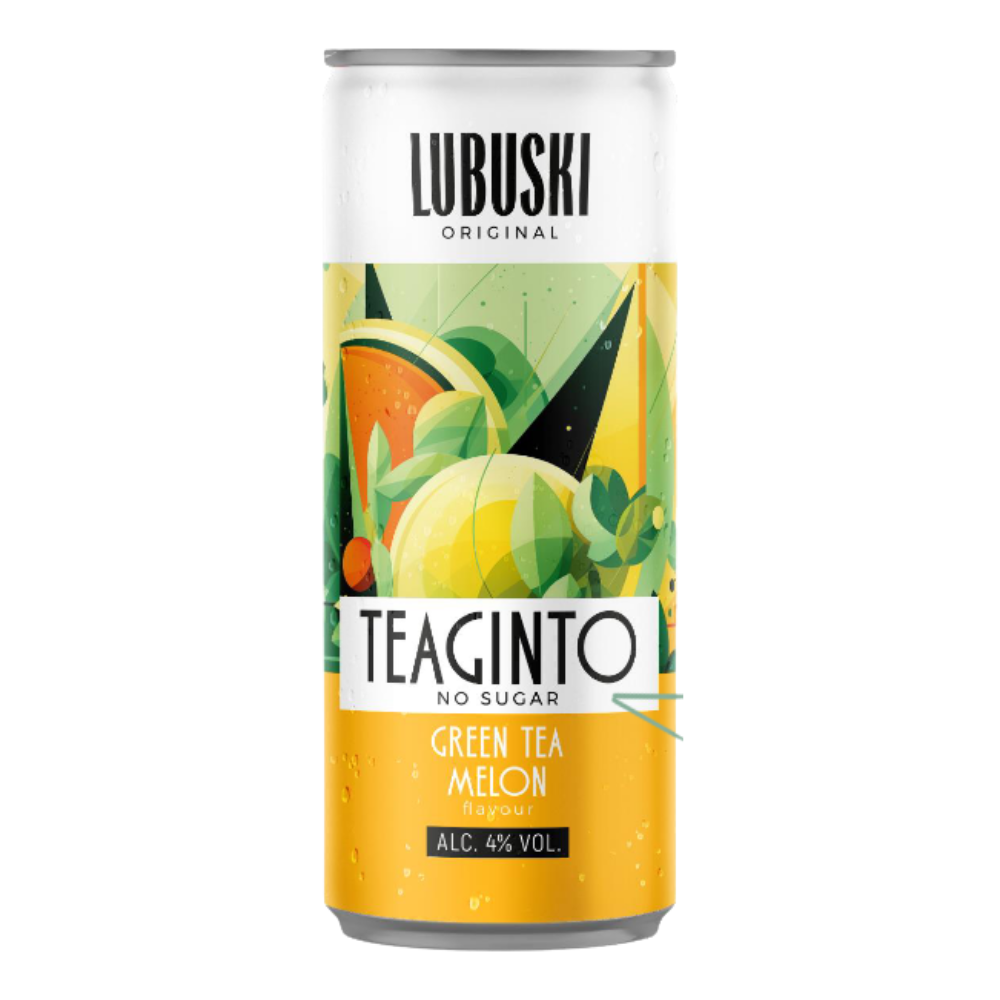 Drink Lubuski Teaginto Green tea Lemon 4% 330 ml
