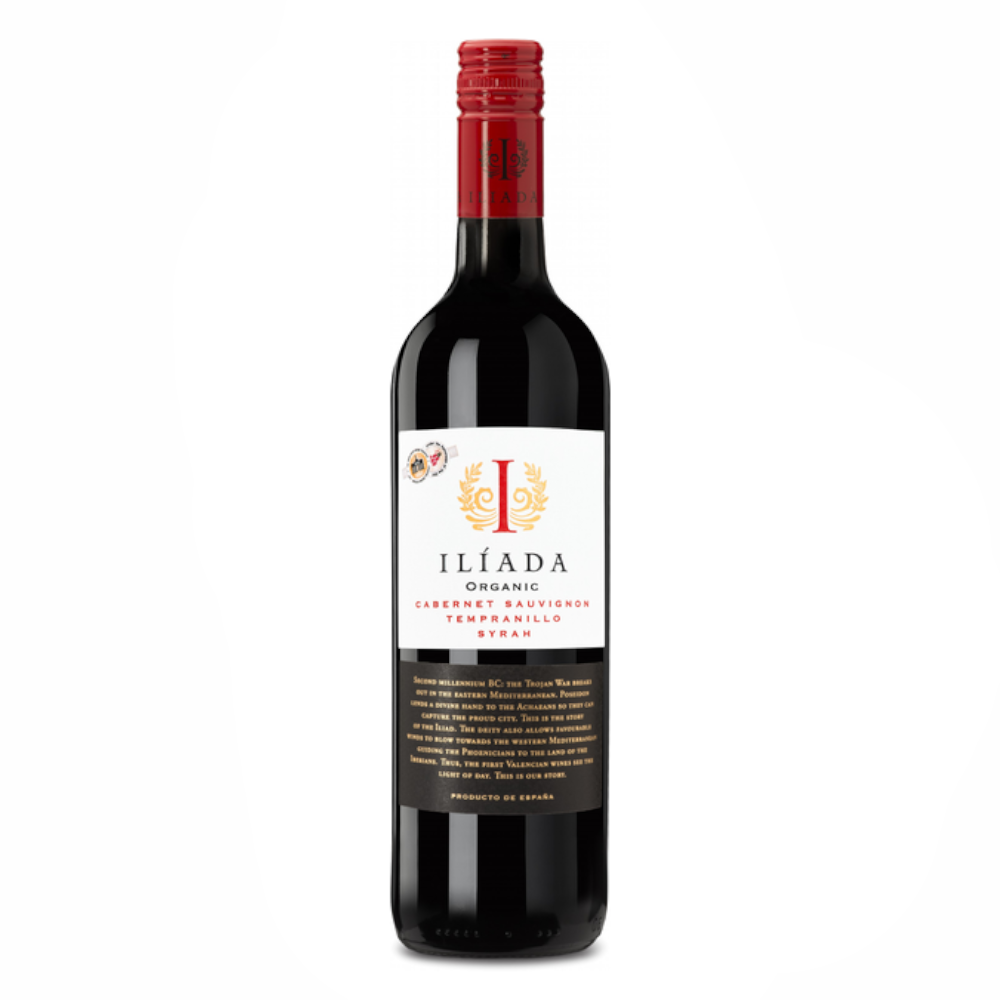 Wino Iliada Vegan Organic 13,5% czerwone wytrawne 750 ml
