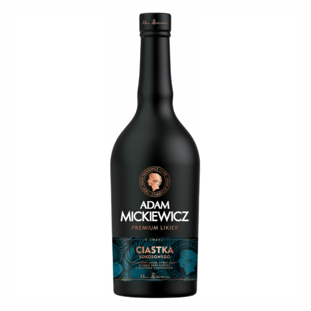 Likier Adam Mickiewicz Premium o smaku Ciastka Kokosowego 15% 500 ml