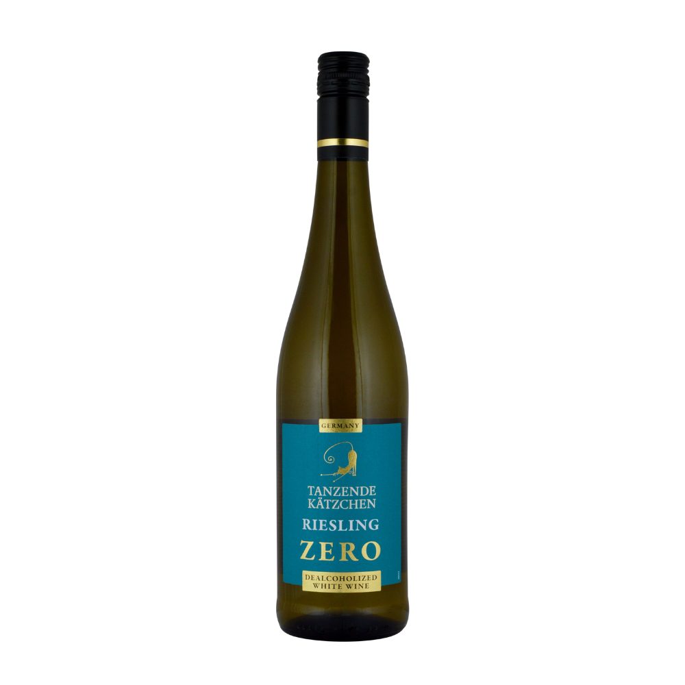Wino Tanzende Kätzchen Riesling Zero 0% białe półwytrawne 750 ml