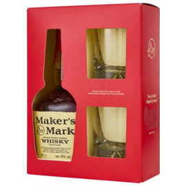 Whisky Maker's Mark 45% 700 ml + 2 szklanki