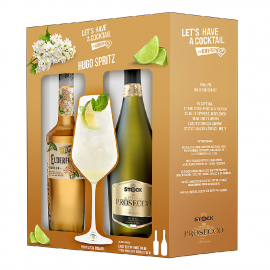 Zestaw Hugo Spritz Cocktail Likier De Kuyper Elderflower 0,7L + Prosecco Treviso 0,75